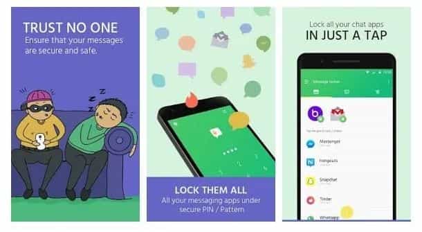 Aplicación de Android Message Locker