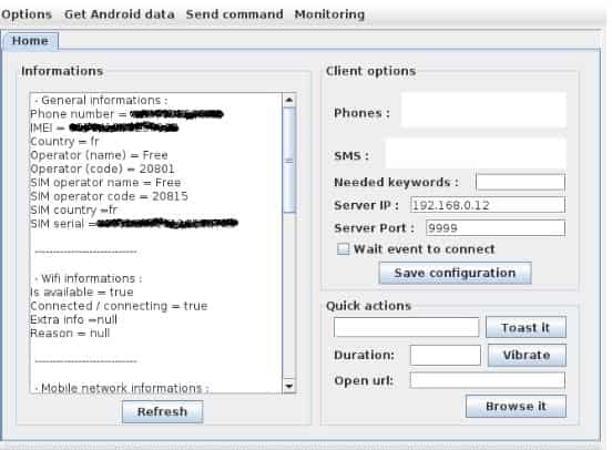 AndroRAT APK para Android v1.3 (2022) Descargar gratis 5 Configuración de AndroRAT
