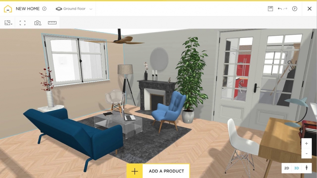 Planificador de habitaciones: aplicación Design Home 3D