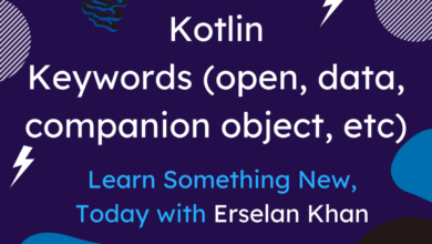 Kotlin⚡️: Palabras clave (abierto, datos, objetos complementarios, etc.) | Erselan Khan | Por Erselan Khan | Febrero de 2022