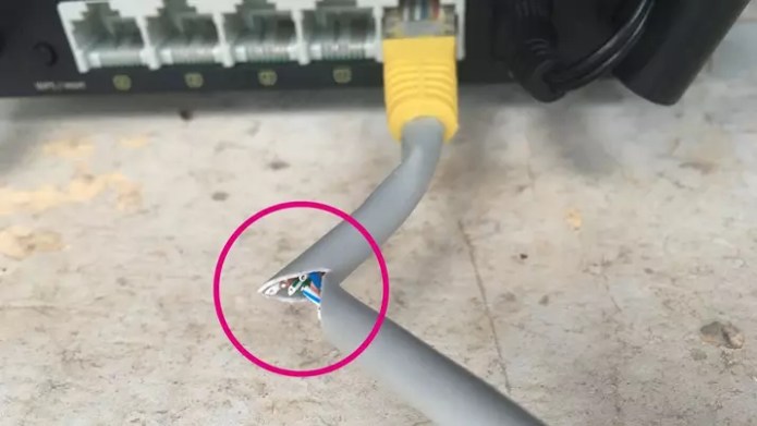 cable desconectado