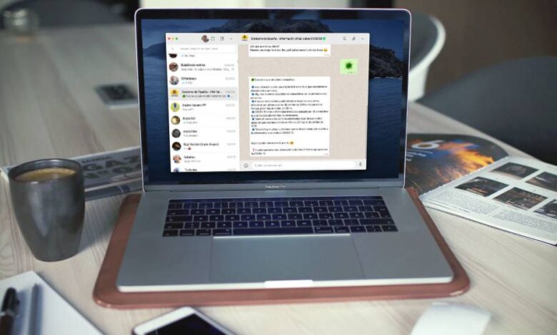 WhatsApp para PC y Mac ya muestra su modo oscuro en la versión beta