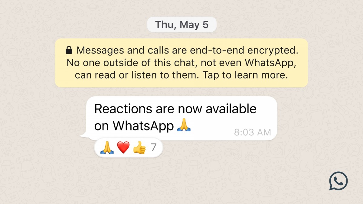 WhatsApp comienza a implementar reacciones de mensajes a los usuarios