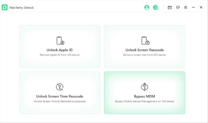 Bypass MDM – WooTechy iDelock, para desbloquear dispositivos iOS 6 iDelock