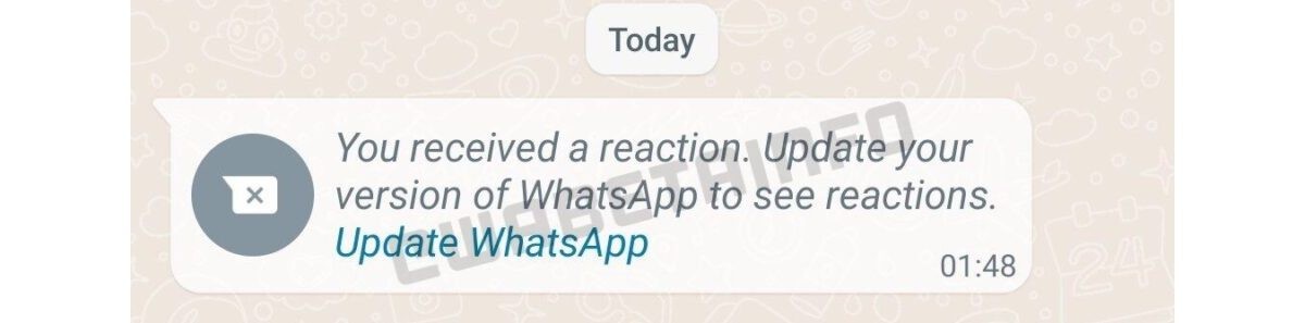 Las reacciones de los mensajes están llegando a WhatsApp