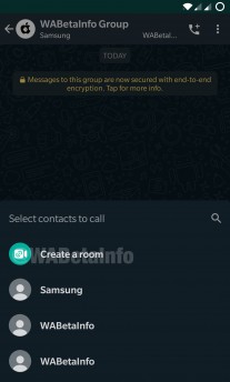 Integración de Messenger Rooms en WhatsApp