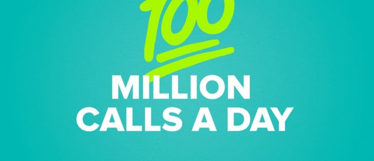 100 millones de llamadas de voz en WhatsApp cada día
