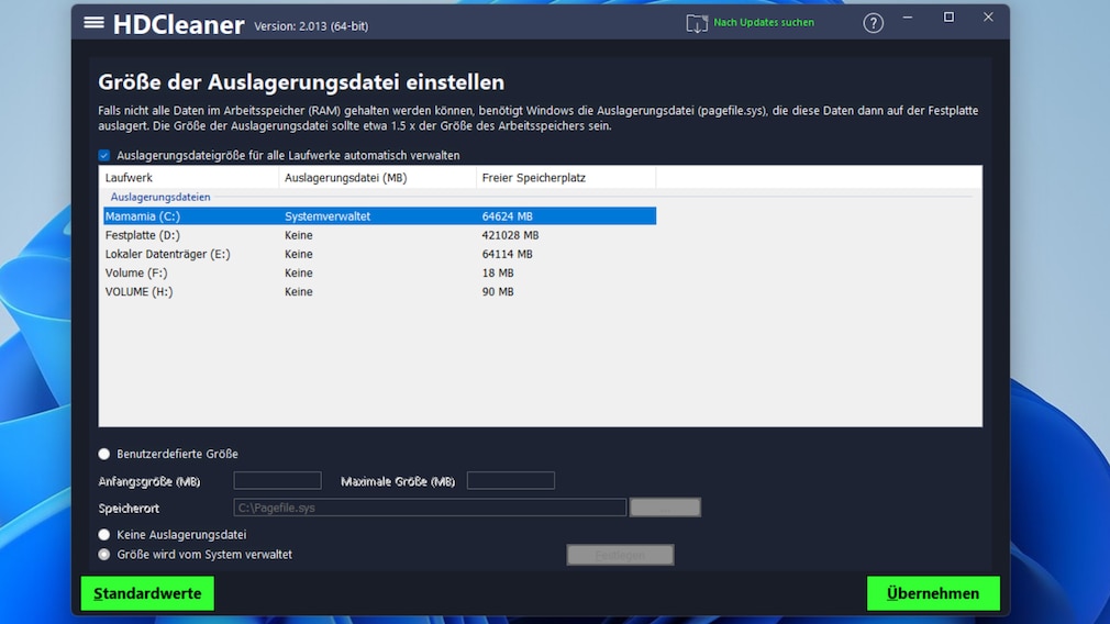 HDCleaner de Kurt Zimmermann recibe una actualización: Limpiador de Windows mejorado