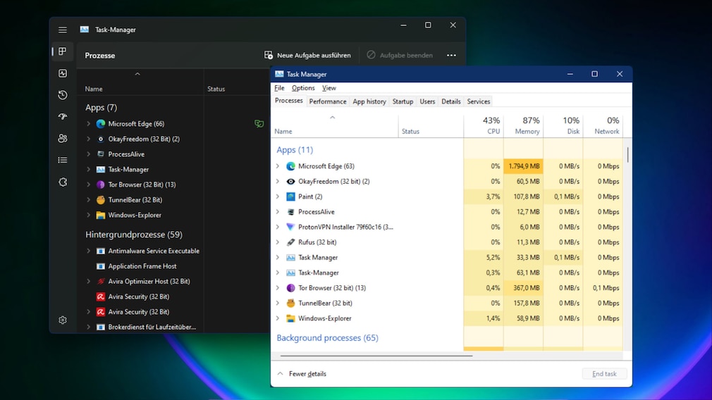 Revisión: el nuevo Administrador de tareas en Windows 11 22H2 apesta