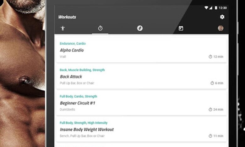 Aplicaciones Android para entrenamientos en casa y gimnasio 1 aplicacionesandroidparaentrenamientosencasay