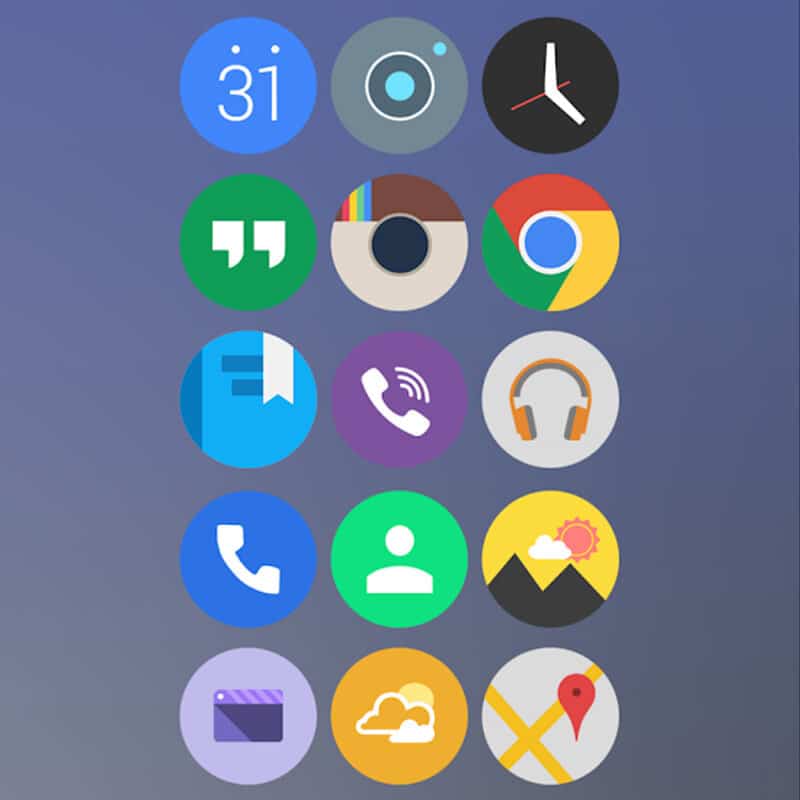Los mejores packs de iconos para Android - Sistema Android