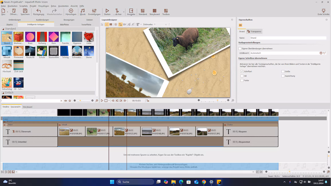 Con AquaSoft SlideShow Premium puedes crear material de vídeo que valga la pena ver.