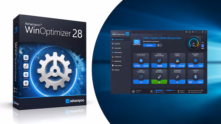 Ajuste: Ashampoo WinOptimizer - Versión completa gratuita