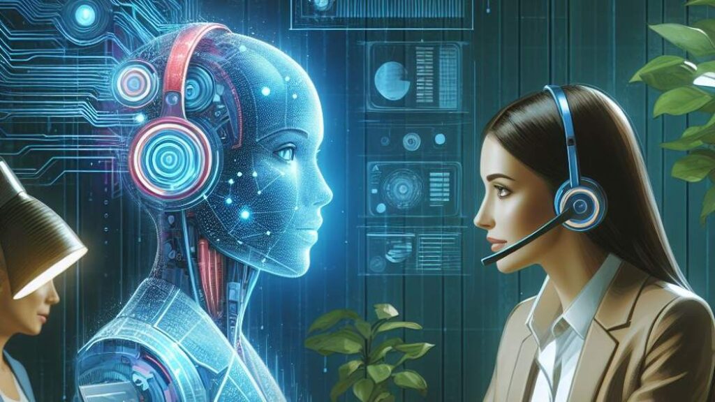 Inteligencia artificial aplicada a asistentes virtuales mujer