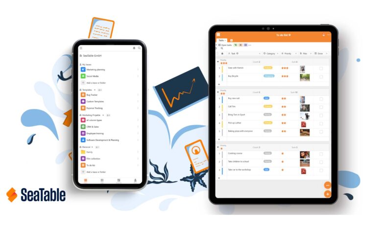 Excel-Alternative SeaTable: Organisationstool kommt auf Smartphones & Tablets Ob im Team oder allein: SeaTable hilft Ihnen, Projekte zu planen und Aufgaben zu organisieren. Nun kommt das Tool auch auf Ihr mobiles Gerät!